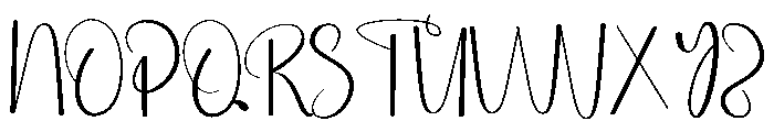 Flashlights Font UPPERCASE
