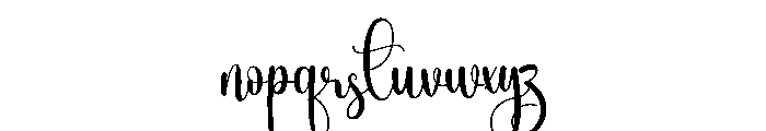 Flashlights Font LOWERCASE