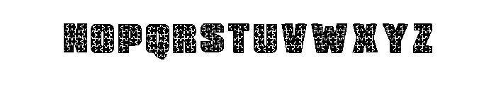 Flat Puzzle Regular Font LOWERCASE