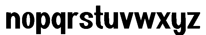 Flatline Regular Font LOWERCASE