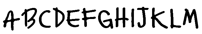 Flavia Regular Font UPPERCASE