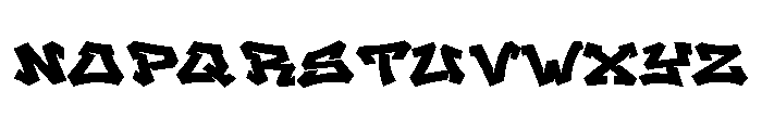 Flawless Graffiti Font LOWERCASE