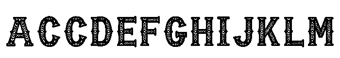 Flax Regular Font UPPERCASE