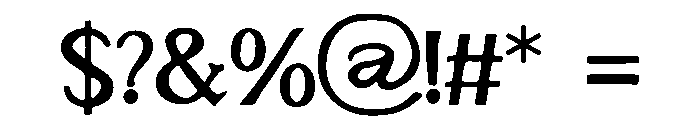 Flax Font OTHER CHARS