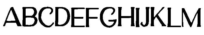 Flax Font UPPERCASE