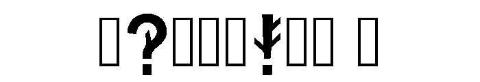 Flaxx Regular Font OTHER CHARS