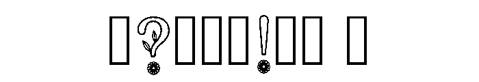 Fleas Regular Font OTHER CHARS