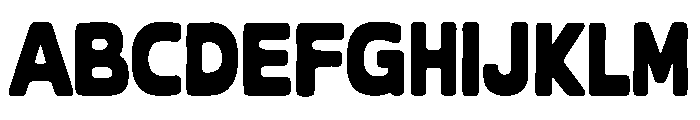 Fledora Drifty Font UPPERCASE