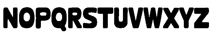 Fledora Drifty Font UPPERCASE