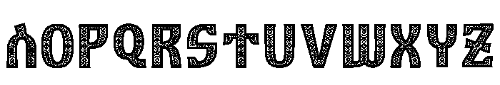 Flem Regular Font UPPERCASE