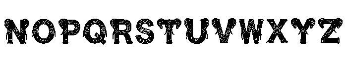 Flesh Regular Font UPPERCASE