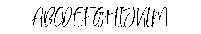 Flesmingo Font UPPERCASE