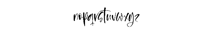 Flesmingo Font LOWERCASE