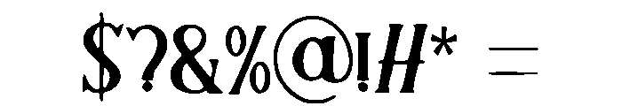 Fletcher Font OTHER CHARS