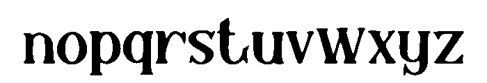 Fletcher Font LOWERCASE