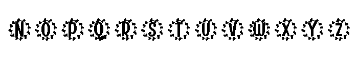 Fleuric Monogram Font UPPERCASE