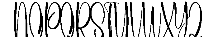 Fleurina Font UPPERCASE
