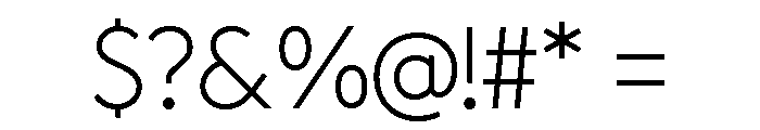 Fleurine Light Font OTHER CHARS