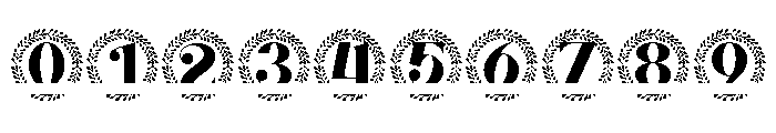 Fleuriton Split Monogram Font OTHER CHARS