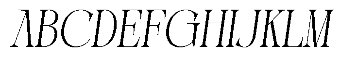 Fleurs Venotta Italic Font UPPERCASE