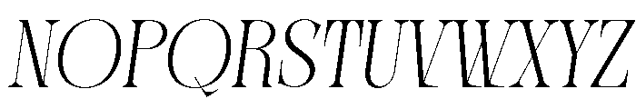 Fleurs Venotta Italic Font UPPERCASE