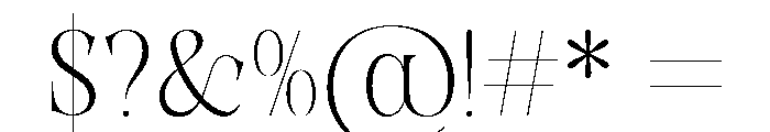 Fleurs Venotta Regular Font OTHER CHARS