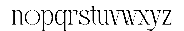 Fleurs Venotta Regular Font LOWERCASE