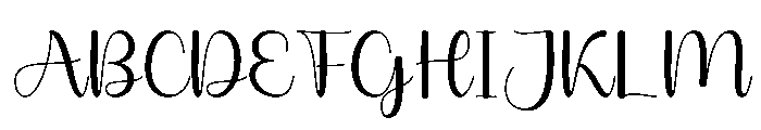 Flick Font UPPERCASE