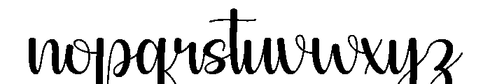 Flick Font LOWERCASE