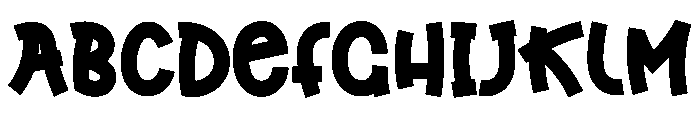 Flicker Dolphine Font UPPERCASE