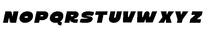 Flicko Italic Font UPPERCASE