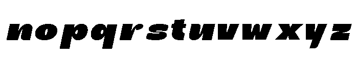 Flicko Italic Font LOWERCASE