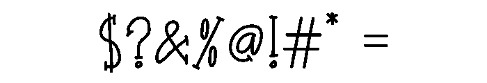 Flinksy Font OTHER CHARS