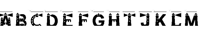 Flint Regular Font UPPERCASE