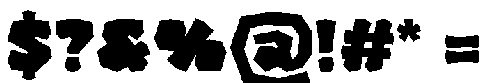 Flinto Cave Regular Font OTHER CHARS