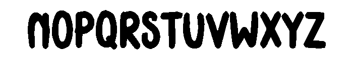 Flintor Font UPPERCASE