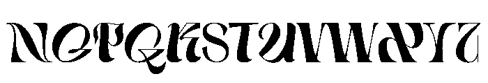 Floadlent Font UPPERCASE
