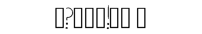 Floating Shadow By Sque Regular Font OTHER CHARS