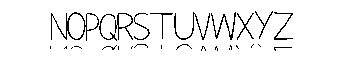 Floating Shadow By Sque Regular Font UPPERCASE