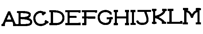 Floday Font UPPERCASE
