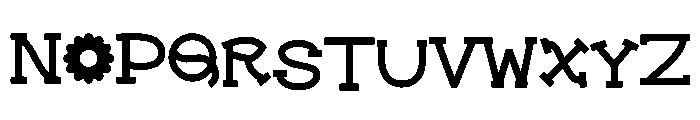 Floday Font UPPERCASE