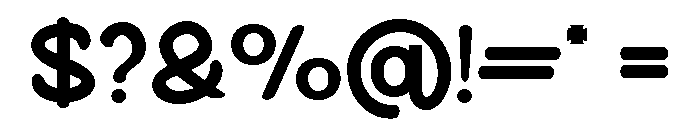 Floofle Regular Font OTHER CHARS