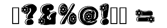 Flora Amora Regular Font OTHER CHARS