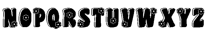 Flora Amora Regular Font UPPERCASE