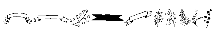 Floral Elements Font OTHER CHARS