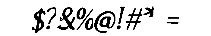 Floral_Filigree Font OTHER CHARS