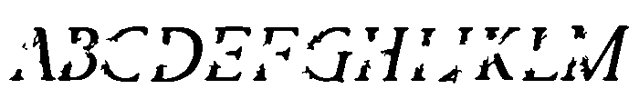 Floral_Filigree Font UPPERCASE