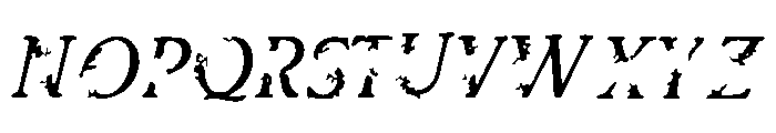 Floral_Filigree Font UPPERCASE