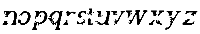 Floral_Filigree Font LOWERCASE
