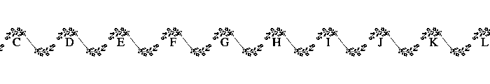 Floral Infinity Font UPPERCASE